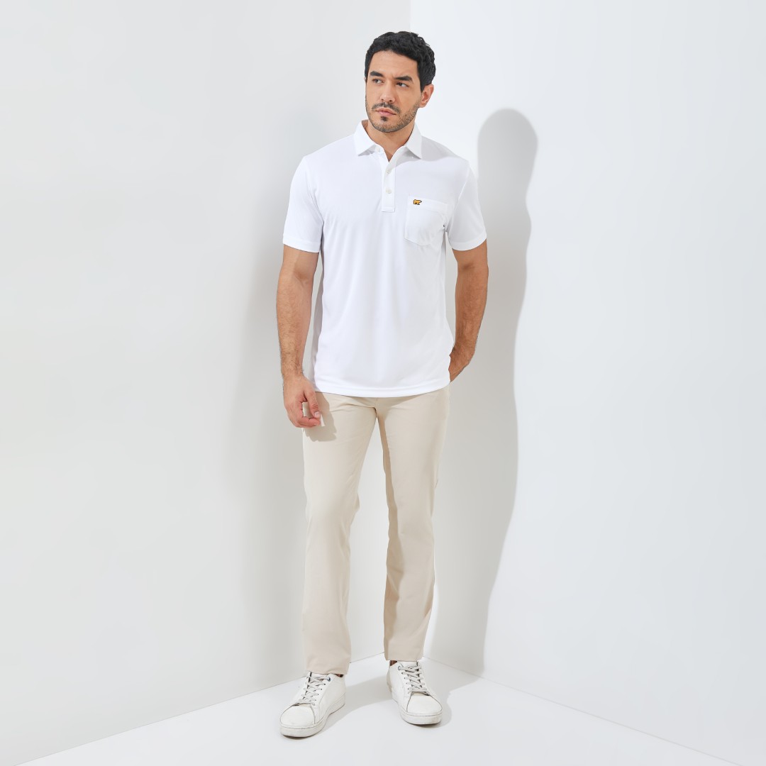 Jack Nicklaus Maastricht Premium Heritage Polo Bright White - Image 5
