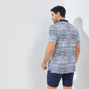 Jack Nicklaus Groningen Premium Random Stripe Stripe Polo Classic Navy