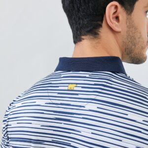 Jack Nicklaus Groningen Premium Random Stripe Stripe Polo Classic Navy