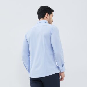 Jobb Cloude Kemeja Pria Lengan Panjang Slim Fit Biru