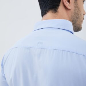 Jobb Cloude Kemeja Pria Lengan Panjang Slim Fit Biru