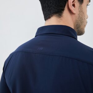 Jobb Cloude Kemeja Pria Lengan Panjang Slim Fit Navy