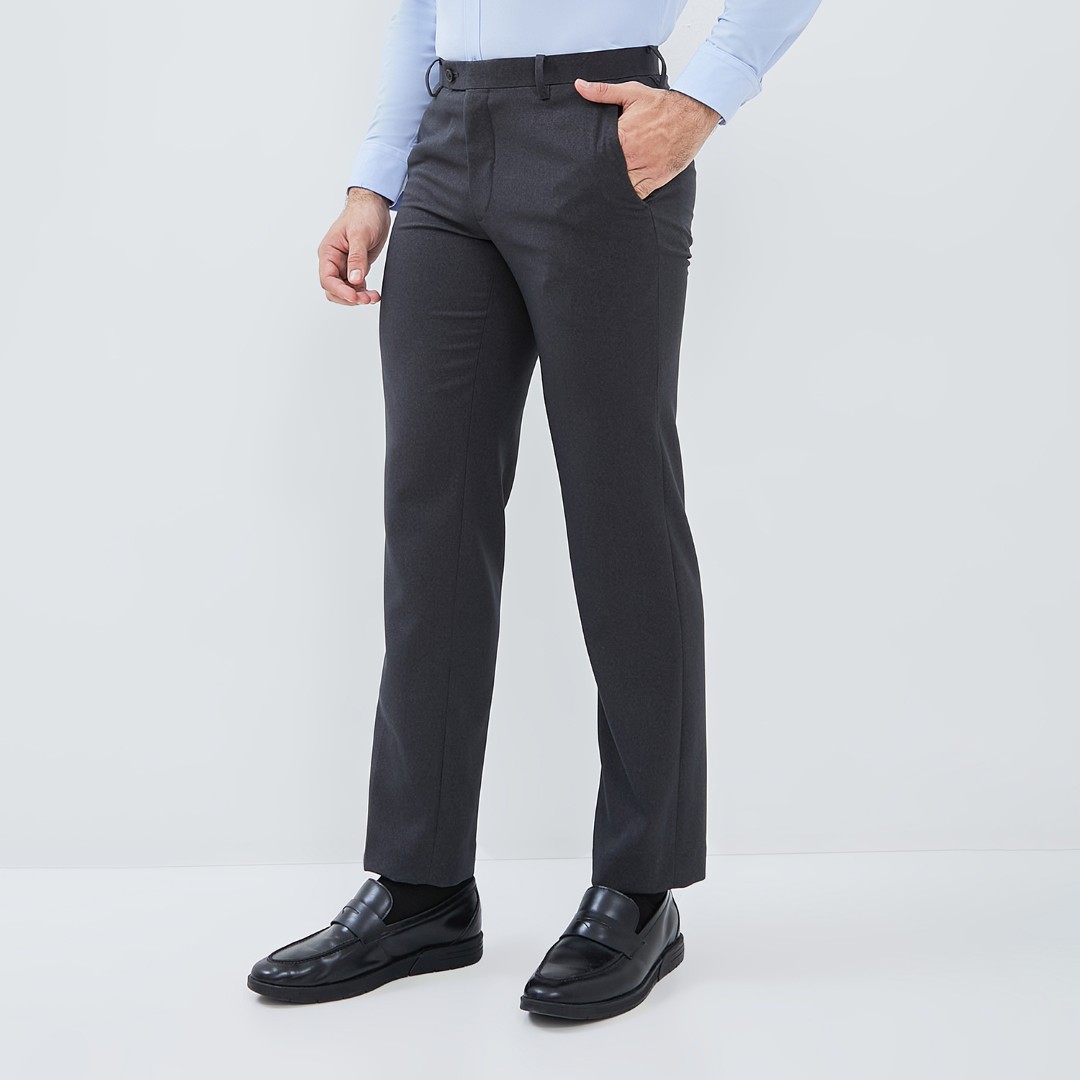 Jobb Stallone Celana Panjang Slim Medium Grey - Image 4