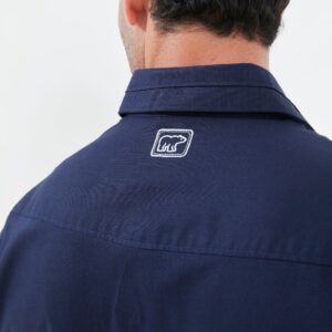 Jack Nicklaus Finnick Kemeja Pria Lengan Pendek Regular Fit Navy