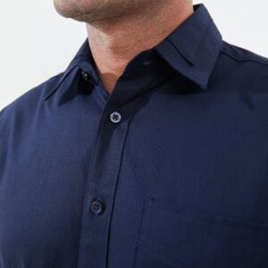 Jack Nicklaus Finnick Kemeja Pria Lengan Pendek Regular Fit Navy