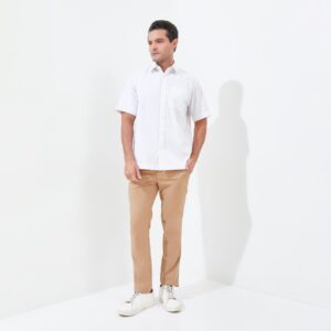 Jack Nicklaus Finnick Kemeja Pria Lengan Pendek Regular Fit White