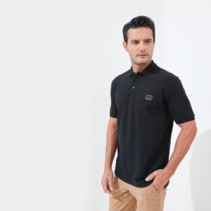 Jack Nicklaus Victor Polo Shirt Pria Regular Fit Black