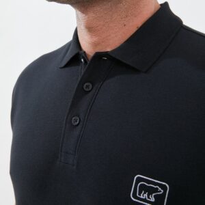Jack Nicklaus Victor Polo Shirt Pria Regular Fit Black