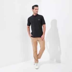 Jack Nicklaus Victor Polo Shirt Pria Regular Fit Black