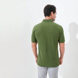 Jack Nicklaus Victor Polo Shirt Pria Regular Fit Dark Green