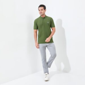 Jack Nicklaus Victor Polo Shirt Pria Regular Fit Dark Green