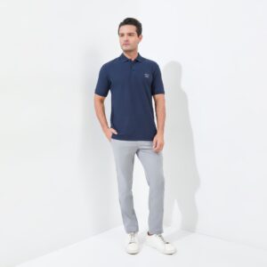 Jack Nicklaus Victor Polo Shirt Pria Regular Fit Navy