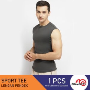 Chameleon Kaos Dalam Kerah Bulat / UCHT02C1CSDGRY