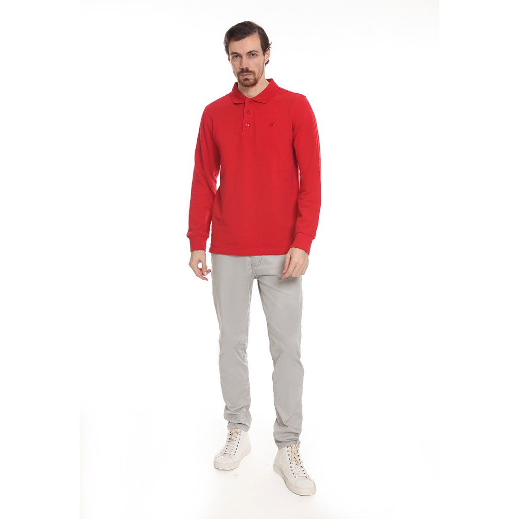 Country Fiesta Men's Polo Shirt Red 01NSM27270 - Image 3