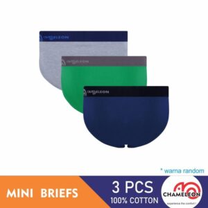 Chameleon Celana Dalam Pria Mini Brief 3 Warna / pack - TCHB07M3C