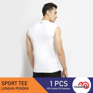 Chameleon Kaos Dalam Kerah Bulat / UCHT02C1CSWHT