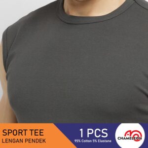 Chameleon Kaos Dalam Kerah Bulat / UCHT02C1CSDGRY