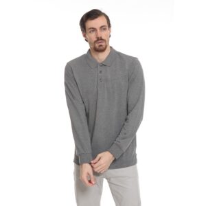 Country Fiesta Men's Polo Shirt Dark Grey 01NSM27233