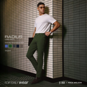JOBB x MACK WELDON Radius Celana Panjang Pria Straight Fit Sergeant