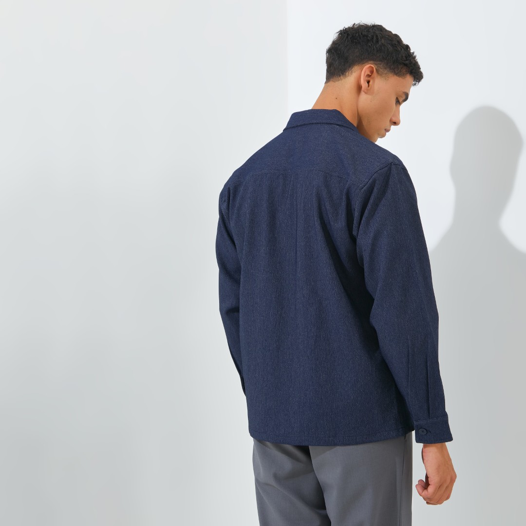 Jobb Heritage Windham Jacket Pria Regular Navy - Image 4