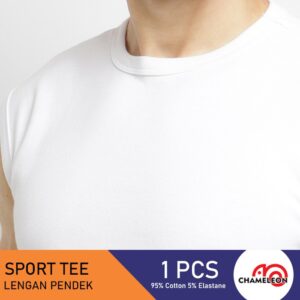 Chameleon Kaos Dalam Kerah Bulat / UCHT02C1CSWHT