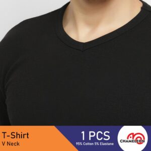 Chameleon Kaos Dalam Kerah V / UCHT01V1CSBLK