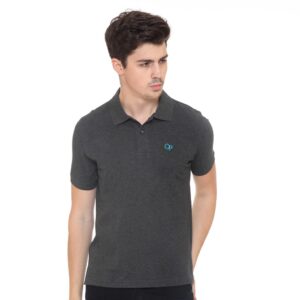 Ocean Pacific Men's Polo Shirt Medium Grey 03MPF03332