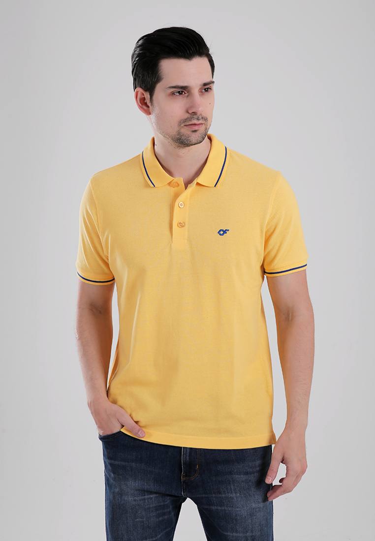 Country Fiesta Men's Polo Shirt CFMPB118883 Yellow