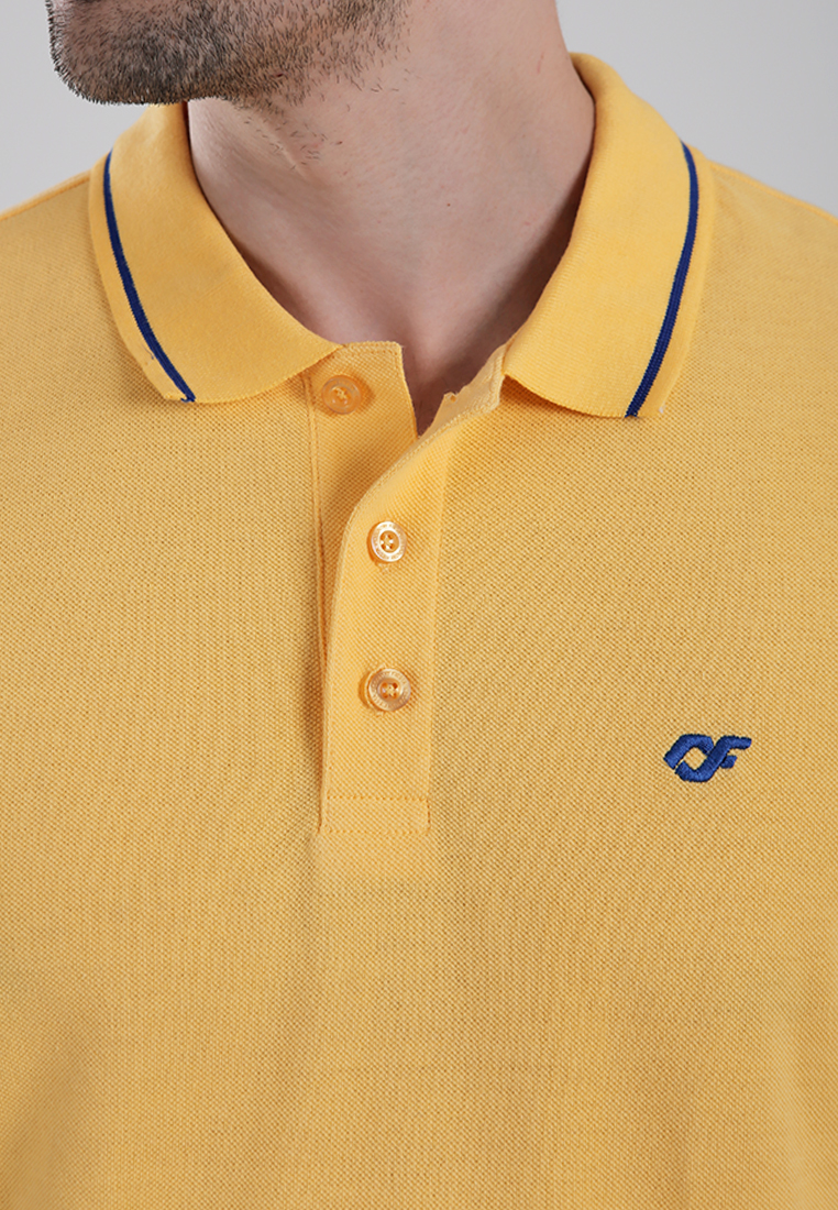 Country Fiesta Men's Polo Shirt CFMPB118883 Yellow - Image 4