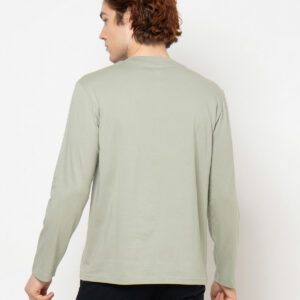 Country Fiesta Basic T-Shirt Long Bodysize Kaos Polos Heavyweight Ash Green - 01TSL00162