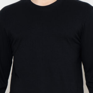 Country Fiesta Basic T-Shirt Long Bodysize Kaos Polos Heavyweight Black - 01TSL00120