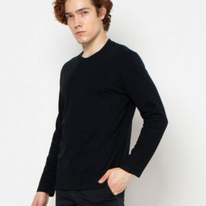 Country Fiesta Basic T-Shirt Long Bodysize Kaos Polos Heavyweight Black - 01TSL00120