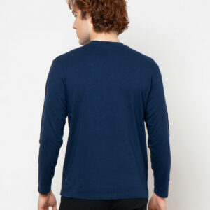 Country Fiesta Basic T-Shirt Long Bodysize Kaos Polos Heavyweight Navy - 01TSL00153