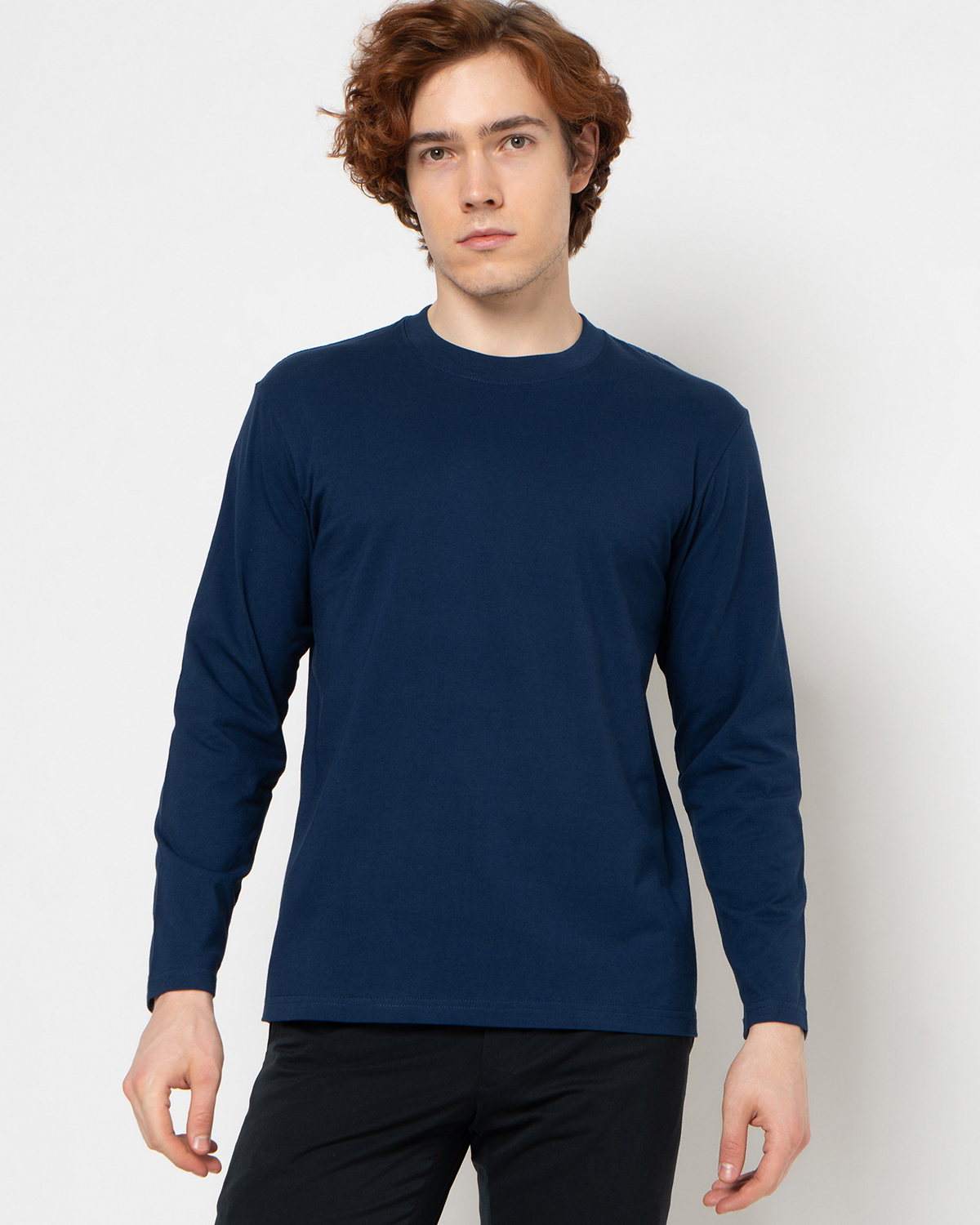 Country Fiesta Basic T-Shirt Long Bodysize Kaos Polos Heavyweight Navy - 01TSL00153 - Image 2