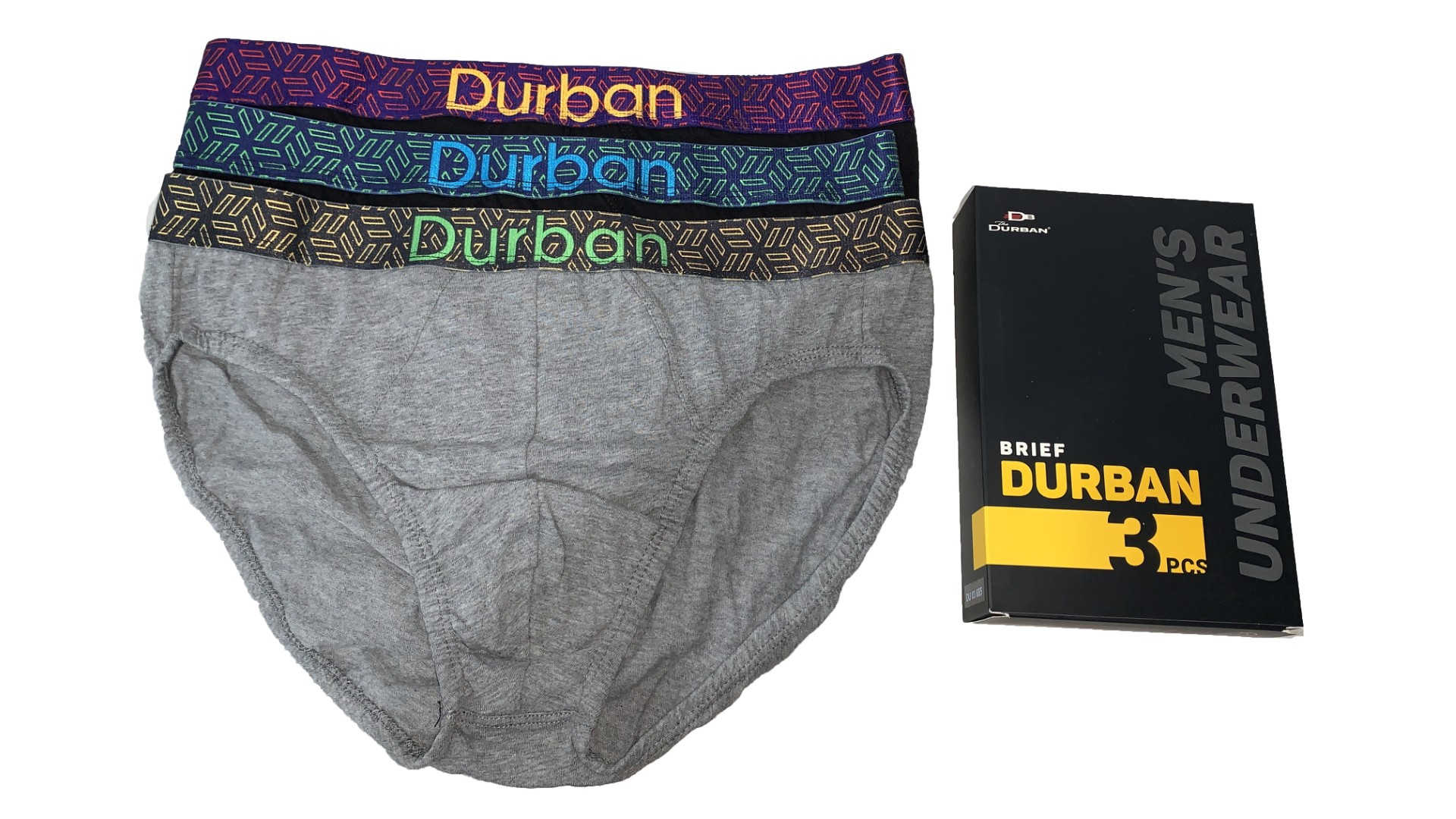 Durban Men's Brief Celana Dalam Isi 3 DU 03-685 Mix Color - Image 4