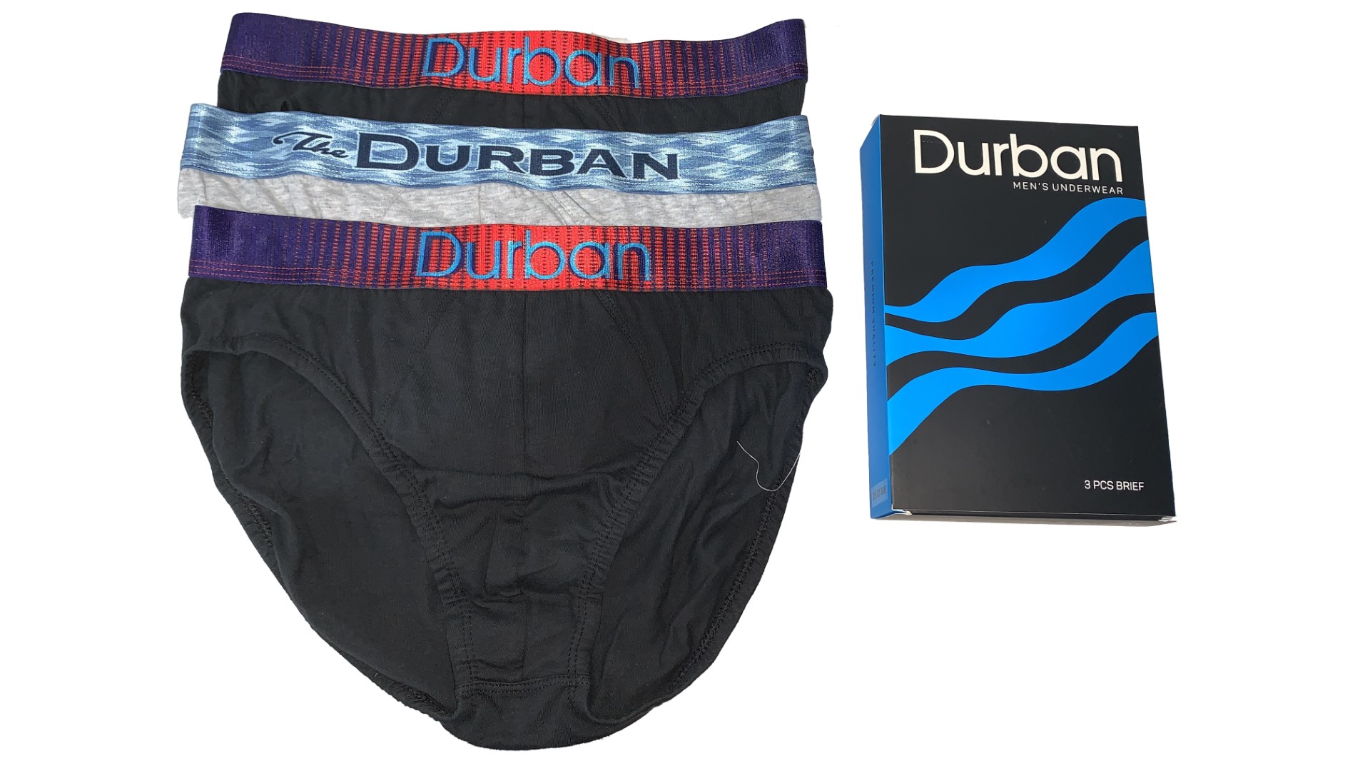 Durban Men's Brief Celana Dalam Isi 3 DU 03-686 Mix Color - Image 4