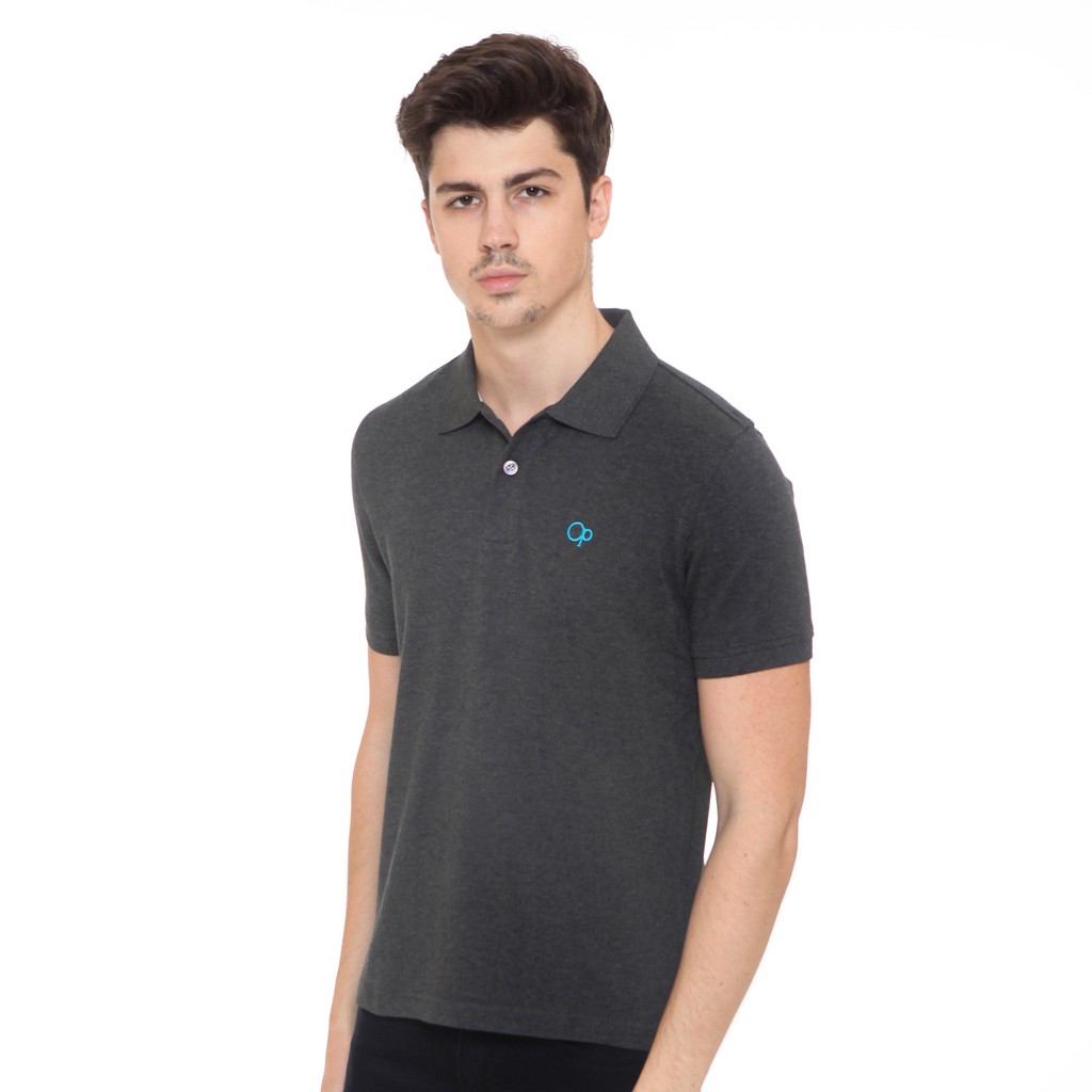 Ocean Pacific Men's Polo Shirt Medium Grey 03MPF03332 - Image 2