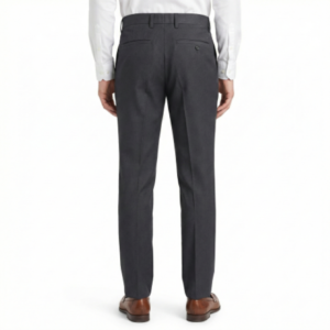 Gianni Visentin Celana Panjang Pria Formal High Waist Slimfit Hitam - 4090