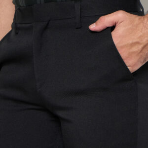 Gianni Visentin Celana Panjang Pria Regular Fit Hitam - 2148