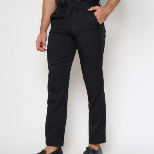 Gianni Visentin Celana Panjang Pria Regular Fit Hitam - 2148