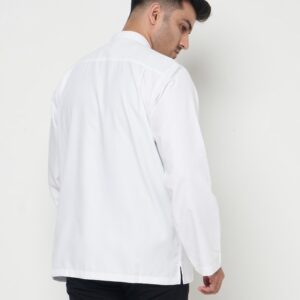 Gianni Visentin Koko Pria Lengan Panjang Regular Fit Putih - 1023