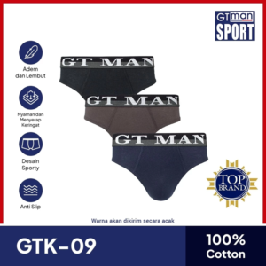 GT MAN Celana Dalam Big Size GTK-09(SP) - Celana Dalam Brief - Isi 3