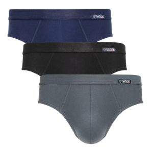 GT Sport Celana Dalam Pria GT MAN 708 Isi 3 Pcs - Briefs Men Underwear Anti Slip Bahan Adem dan Lembut 100% Cotton
