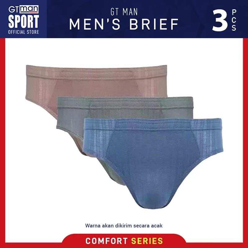 GT Sport Celana Dalam Pria GT MAN GMKM Isi 3 Pcs - Briefs Men Underwear