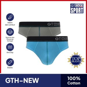 GT Sport Celana Dalam Pria GT MAN GTH-NEW Isi 2 Pcs - Briefs Men Underwear Anti Slip
