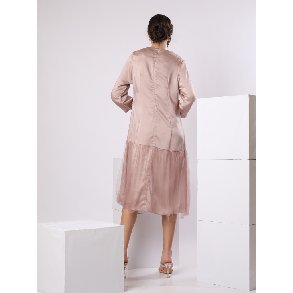 Personal Style Amara Ecru Dress - Image 4
