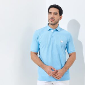 Jack Nicklaus Miles Polo Shirt Pria Regular Fit Light Blue