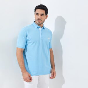 Jack Nicklaus Miles Polo Shirt Pria Regular Fit Light Blue