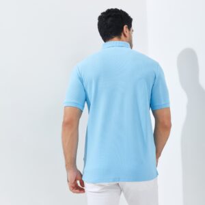 Jack Nicklaus Miles Polo Shirt Pria Regular Fit Light Blue