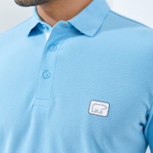 Jack Nicklaus Miles Polo Shirt Pria Regular Fit Light Blue